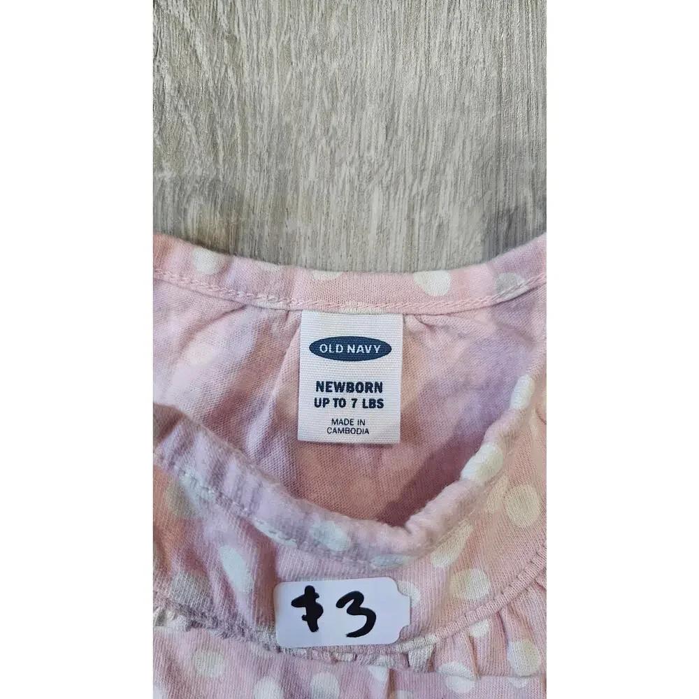 Old Navy Newborn Noodle Strap Body Suit
